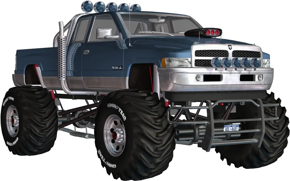  Png V32 Picture Monster Truck Pc Type Monster Car Png Pickup Truck Png