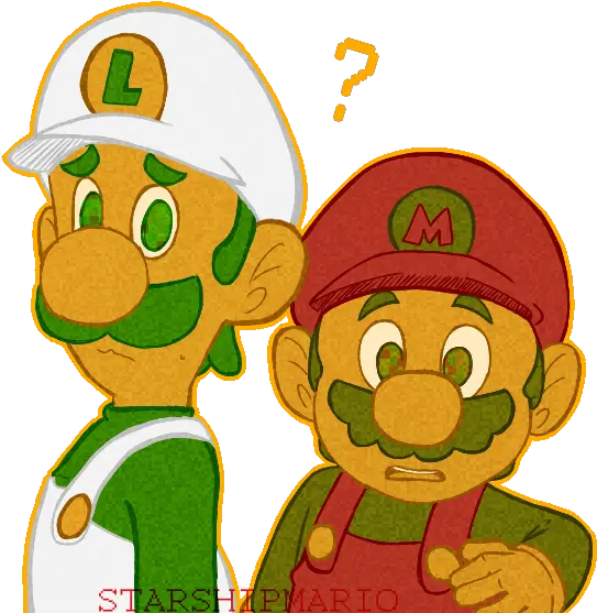  Supermario Mario Luigi Image By Cartoon Png Luigi Transparent