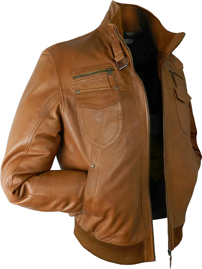  Leather Jacket Png Images Free Download Brown Leather Jacket Png Leather Png