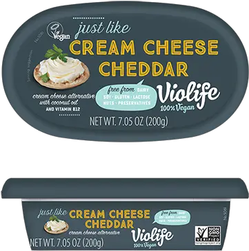  Just Like Cream Cheese Garlic U0026 Herbs Violife Cheddar Cream Cheese Png Cheese Wedge Icon