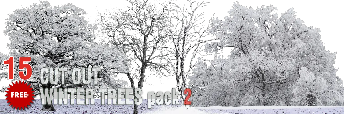  Packs Cut Out Vegetation Trees Cut Out Winter Trees Winter Trees Cut Out Png Cut Png