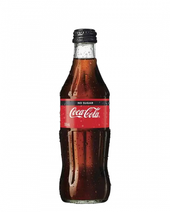  Coca Cola No Sugar 24 X 330ml Glass Glass Coke Zero Bottle Png Coca Cola Bottle Png