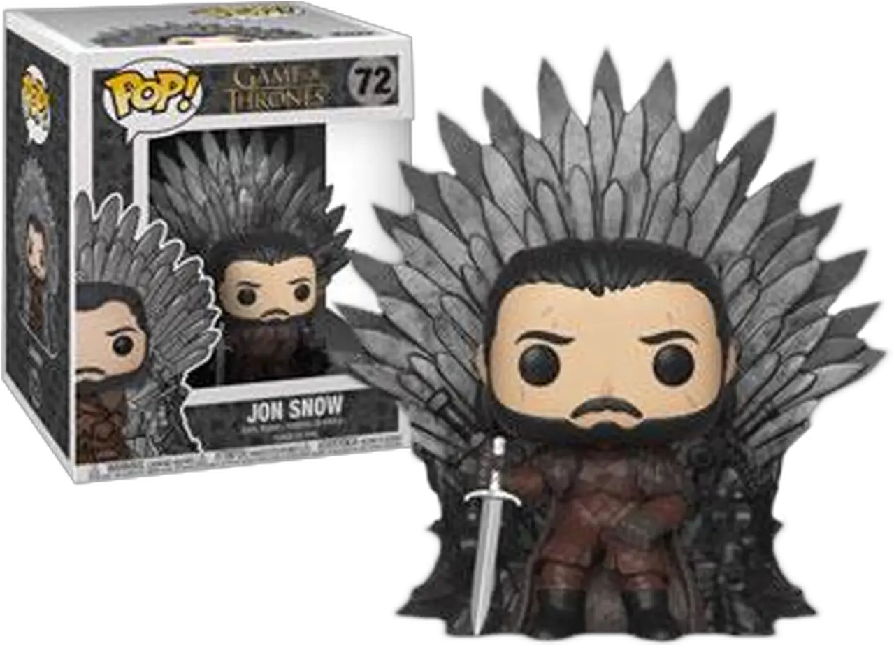  Iron Throne Deluxe Vinyl Figure Figurine Pop Jon Snow Game Of Thrones Png Jon Snow Png