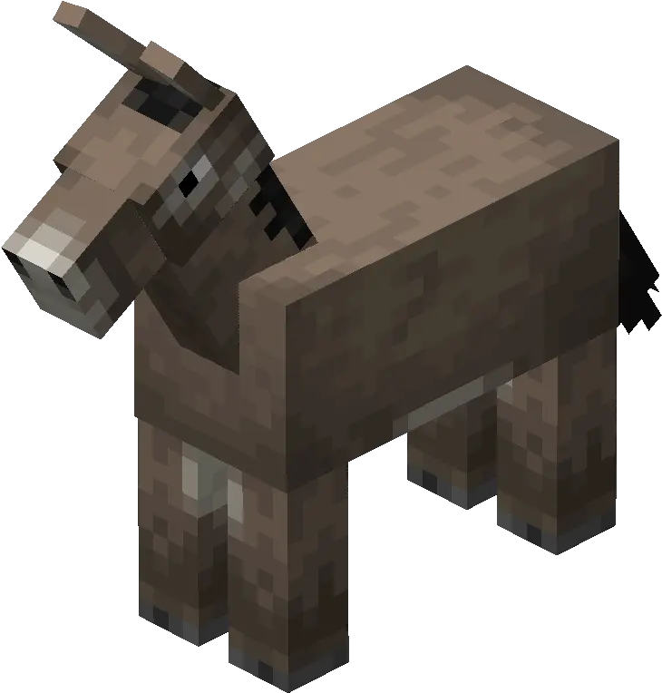  Donkey Minecraft Donkey Png Donkey Png