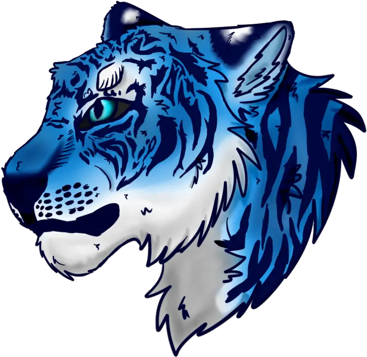  Blue Tiger Png Svg Library Download Blue Tiger Logo Png Tiger Png