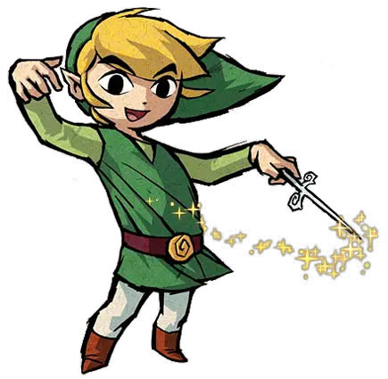  The Wind Waker Link Link With Wind Waker Wii Zelda Link Wind Waker Png Link Png