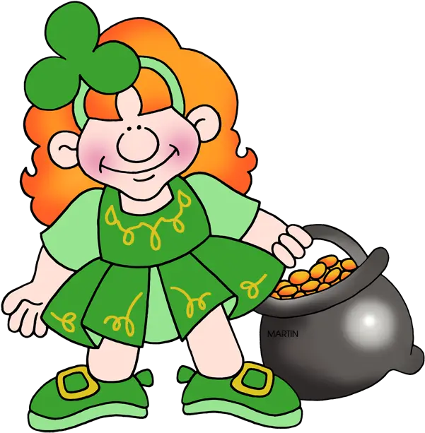  Mythical Beings And Creatures Clip Art By Phillip Martin Transparent Girl Leprechaun Clipart Png Leprechaun Png