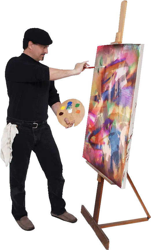  Png Artist Painting Image Artist Painting On Canvas Artist Png