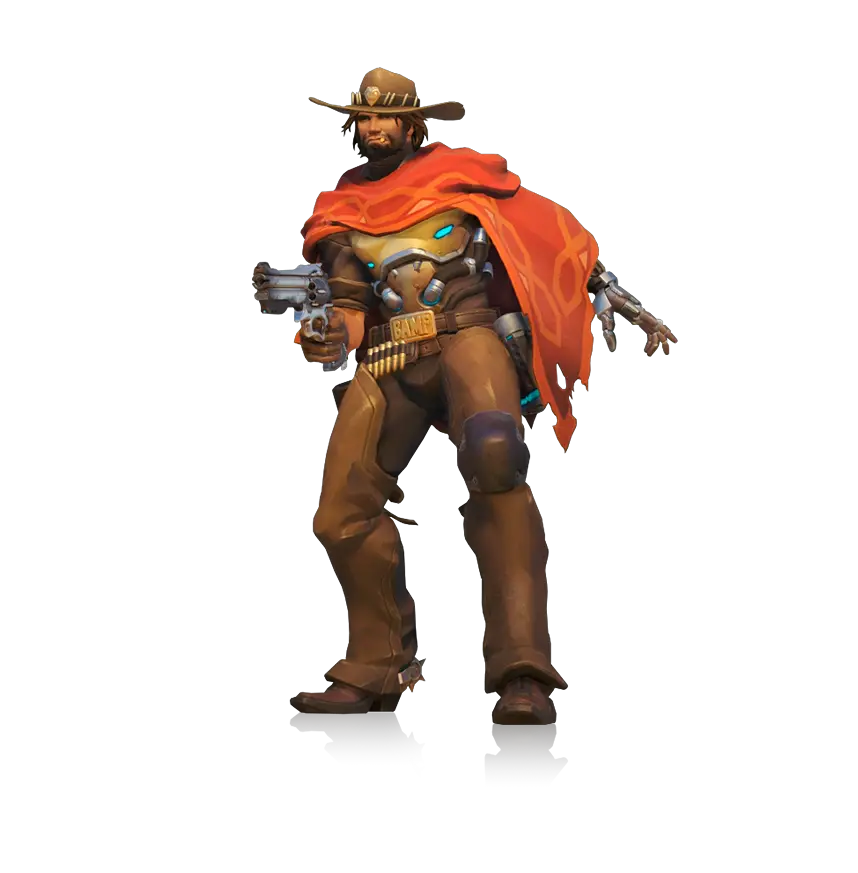  Mccree Standing Transparent Png Mccree Overwatch Png Mccree Png