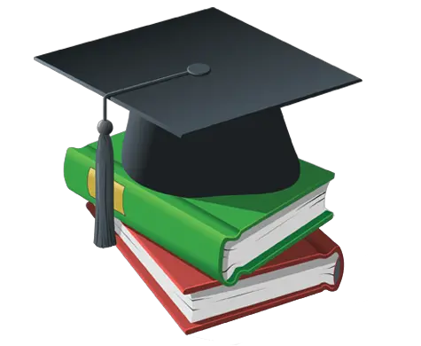  Education Cap Books Png Books And Graduation Hat Full Books With Graduation Cap Png Books Png