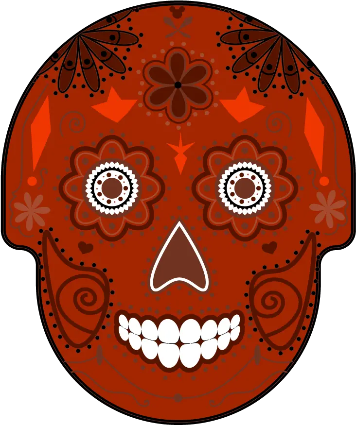  Illustrator Sugar Skull Project Scary Png Calavera Icon