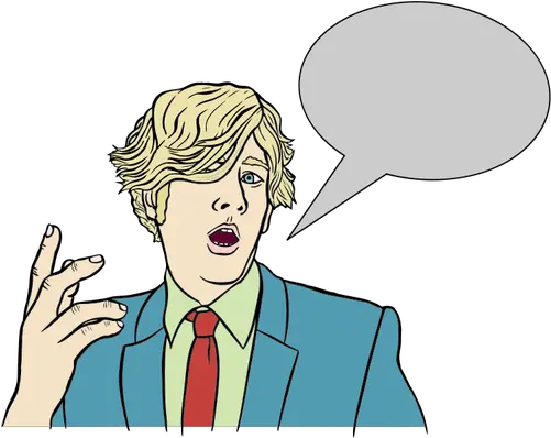  Blond Man With Speech Bubble Public Domain Vectors Speech Bubbles Comic People Talking Png Head And Speech Bubble Icon