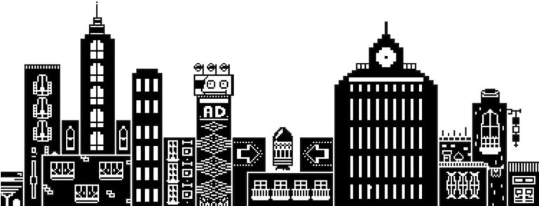  Gif Transparency Pixel Animated Film Image Black And White Building Black And White Transparency Png Building Transparent Background