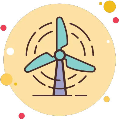  Wind Turbine Icon In Circle Bubbles Style Diabetes Imagenes Animadas Png Wind Farm Icon