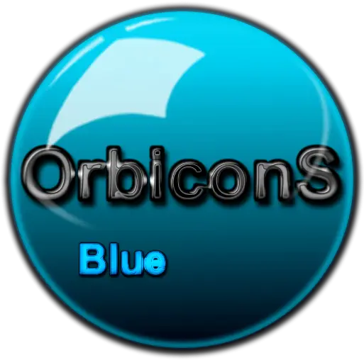  Icon Pack Blue Hd Orbicons Apps On Google Play Language Png High Resolution Icon Pack