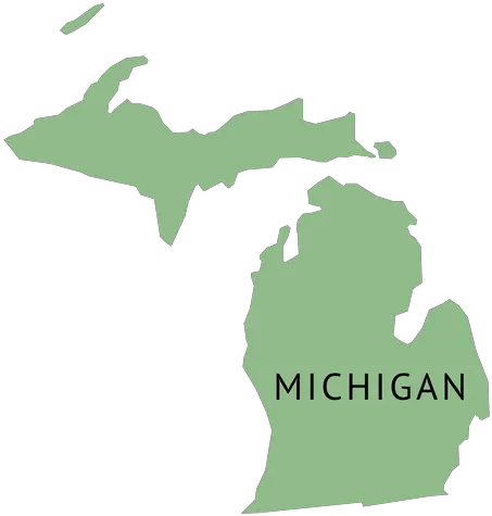  Michigan State Plain Map Transparent Png U0026 Svg Vector File Michigan Electoral Map 2012 Michigan State Football Logos