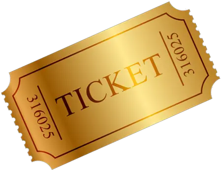  Ticket Golden Ticket Png Ticket Png