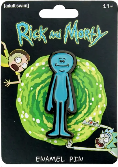  Rick And Morty Mr Meeseeks Enamel Pin Rick And Morty Ants In My Eyes Johnson Pin Png Rick And Morty Png Transparent