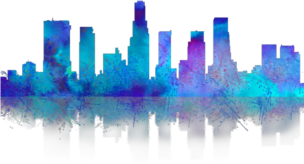  Bleed Area May Not Be Visible La City Skyline Silhouette Png Los Angeles Skyline Png