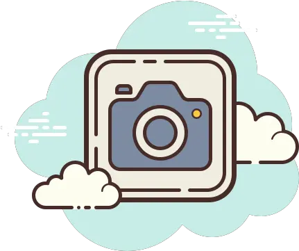  Camera Icon In Cloud Style Camera Icon Aesthetic Clouds Png Cute Instagram Icon