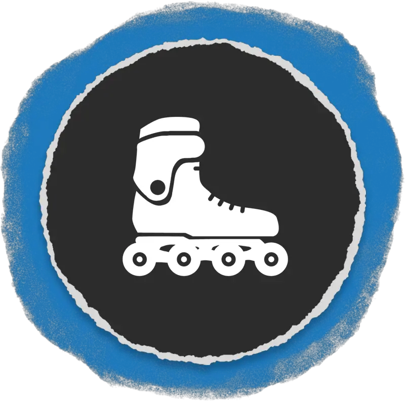  The Basic Difference Between Roller Skates And Rollerblades Roller Blade Best Draw Png Toe 2 Icon