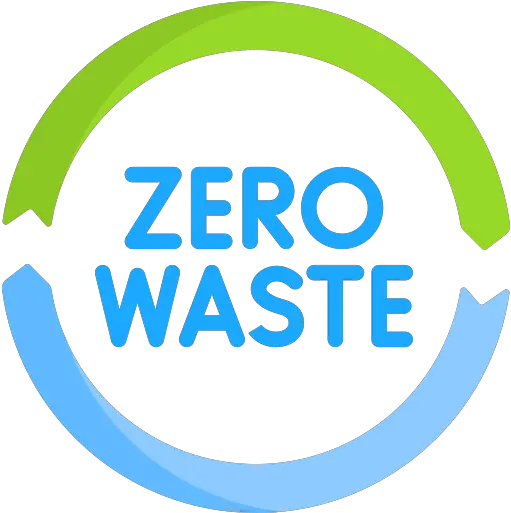  Zero Waste Free Ecology And Environment Icons Zero Waste Blue Png Waste Icon