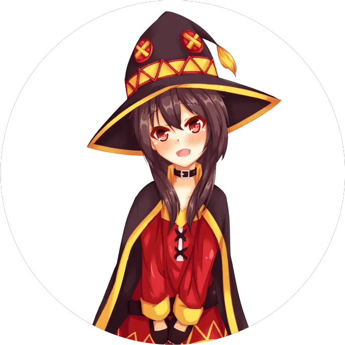  Megumin Badge Konosuba Png Megumin Png