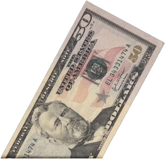  Dollar Bill Png Clipart Transparent 50 Dollar Bill Png Bill Png