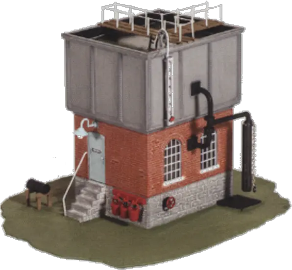  Model Kit Oo Square Water Tower Water Tower Png Water Tower Png