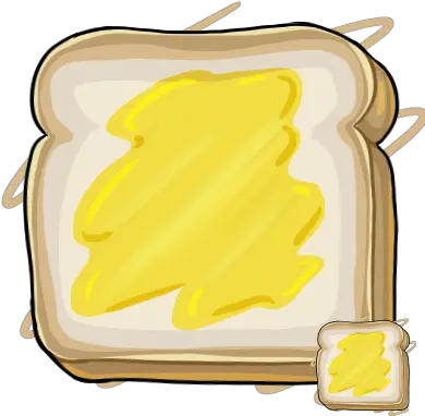  Bread And Butter Transparent Png Bread With Butter Cartoon Bread Clipart Png