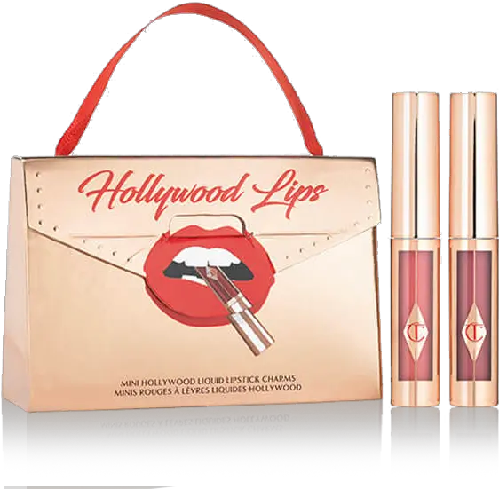  Charlotte Tilbury Mini Lipstick Charms Hollywood Lips Charlotte Tilbury Hollywood Lips Set Png Lip Print Png