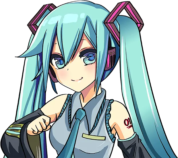  How To Draw Hatsune Miku Really Easy Drawing Tutorial Easy How To Draw Hatsune Miku Png Vocaloid Icon