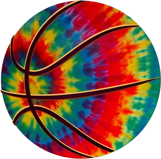  Basketball Tie Dye Style Trippy Hippie Rainbow Design Fleece Blanket Rainbow Basketball Png Trippy Icon