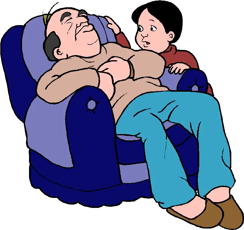  Free Pictures Of Grandpa Download Clip Art Grandpa Sleeping In Recliner Png Rem Png