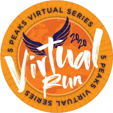  2020 5 Peaks Virtual Run Series Virtual Run Logo Png Run Png