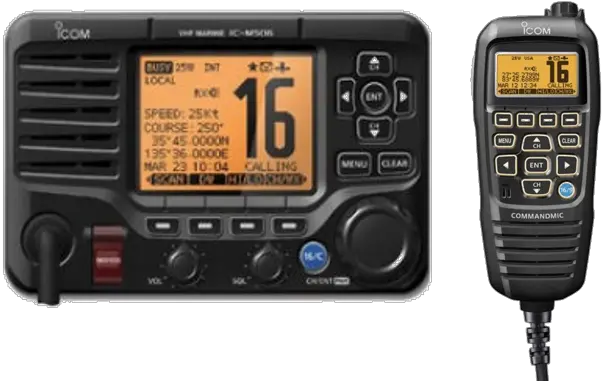  Softline Icom Marineradio Hm195 Icom Png Icon Vhf