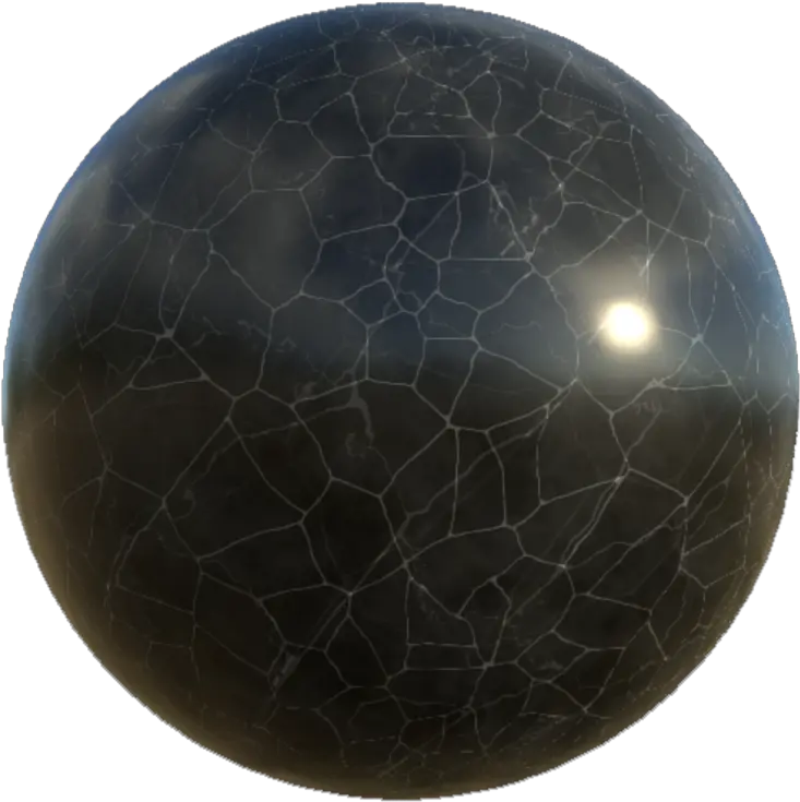  Black Marble Sphere Png Marble Png