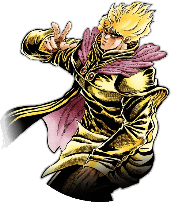  Dio Brando Blood Cartoon Png Vampire Png