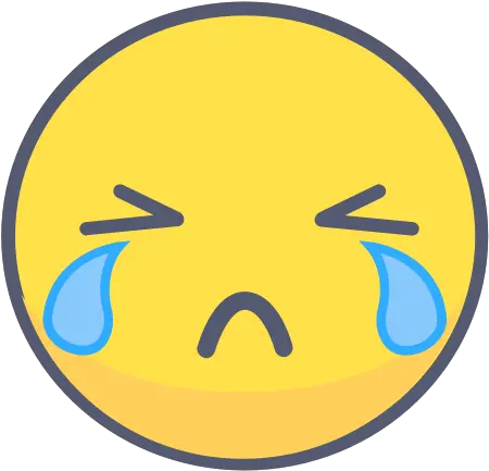  Cry Emoji Emotion Icon Colegio El Triunfo Piura Wide Grin Png Cry Face Icon