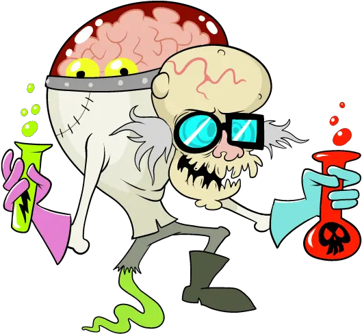  The Great Scientists Jokes Anecdotes Real Life Dibujo De Científico Loco Png Mad Scientist Icon