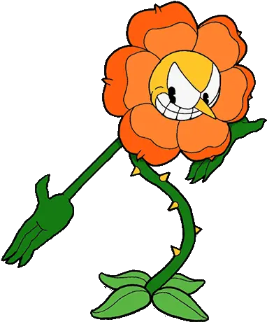  Cuphead X Baby Animal Readers Cuphead Floral Fury Png Cuphead Transparent