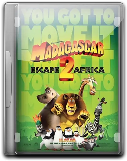  Madagascar 2 Escape Africa Vector Icons Madagascar 2 Poster Movie Png Africa Icon Png