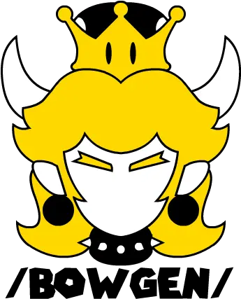  Bowsette General Automotive Decal Png Bowsette Png