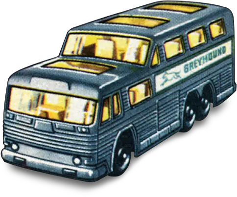  Greyhound Bus Icon 1960s Matchbox Cars Icons Softiconscom Grayhound Bus Cartoon Transparent Png Bus Transparent Background