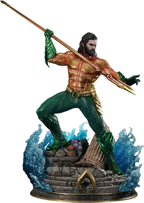  Dc Comics Aquaman Statue Figurine Png Aquaman Png