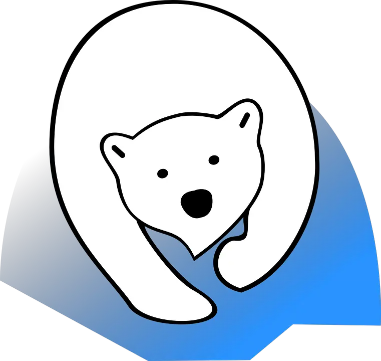  Polar Bear Transparent Png Clipart Simple Polar Bear Clip Art Polar Bear Png