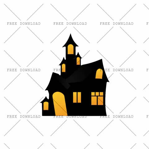  Haunted House Png Image With Transparent Background Photo Line Transparent Background