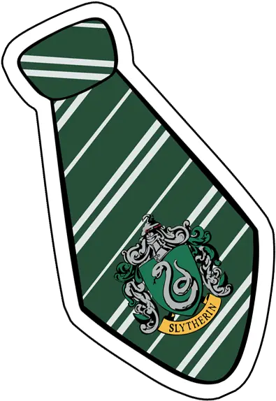  Slytherin Tie Sticker Harry Potter Gryffindor Stickers Png Slytherin Logo Png