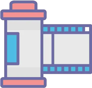  Film Cartridge Color Vector Icon Cylinder Png Roll Of Film Icon