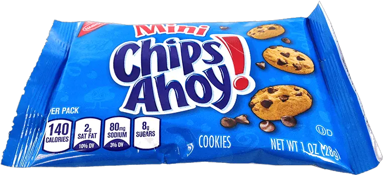  Nabisco Mini Chips Ahoy 12 Units Chips Ahoy Chewy Gooey Png Chips Ahoy Logo